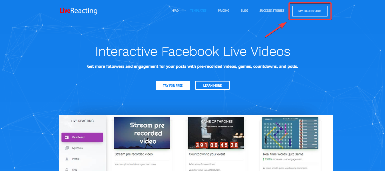 Interactive Videos for Live Streaming