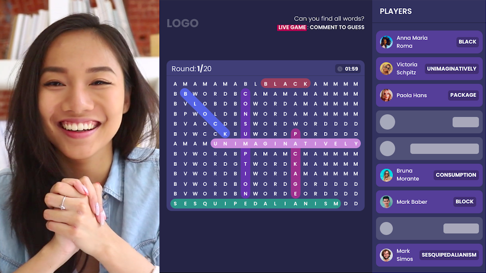 Word Search Game Streaming