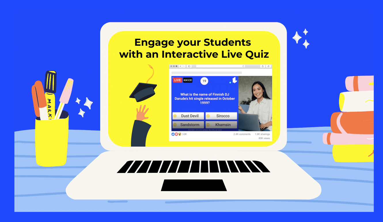 How to engage students with a Live Quiz?