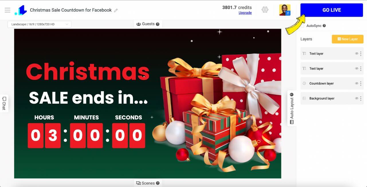 Facebook Live Countdown