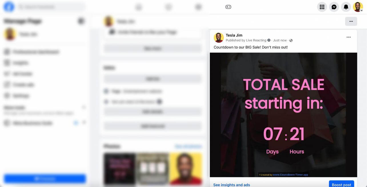 Should Your Facebook Live Stream Begin with a Countdown Timer?