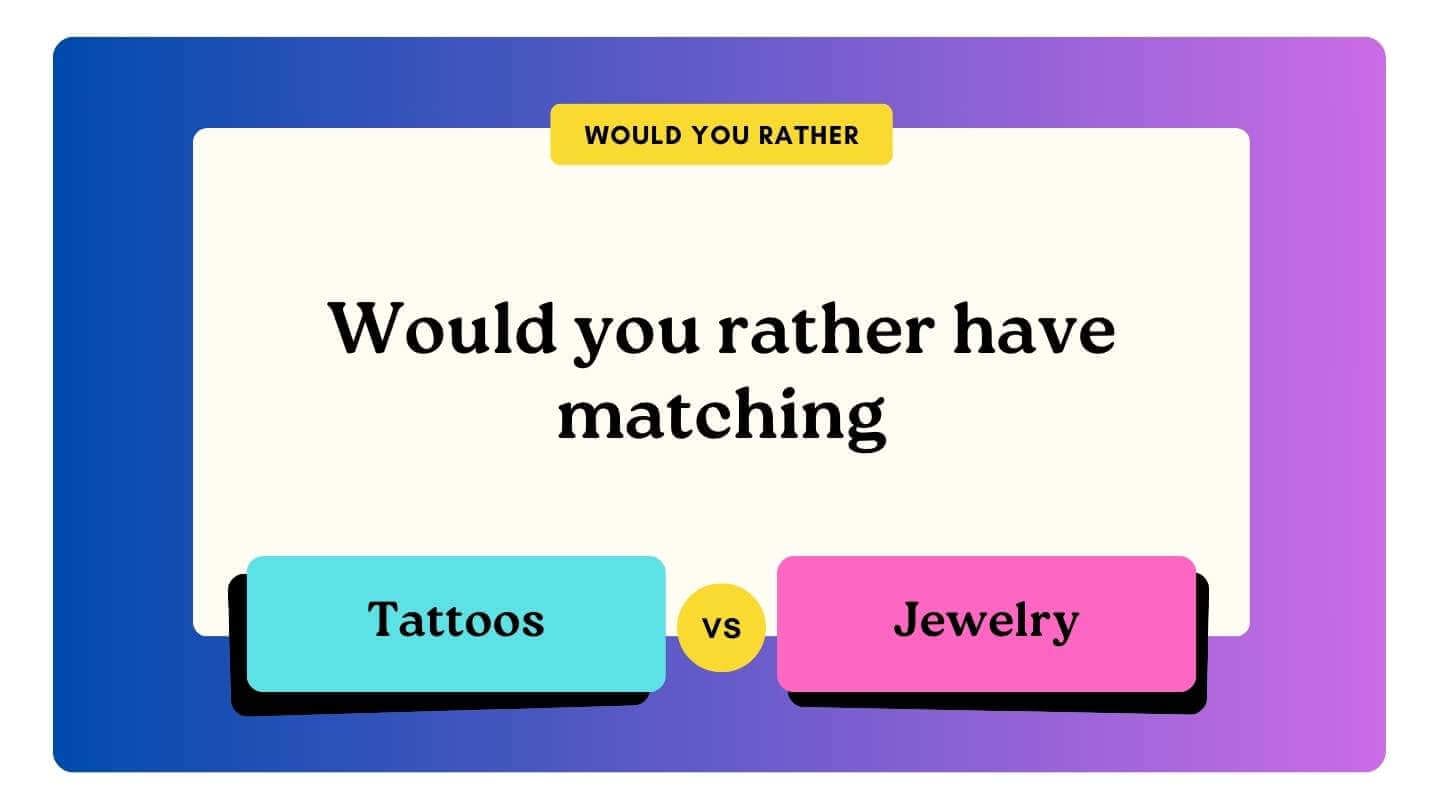 Would you rather questions for Couples