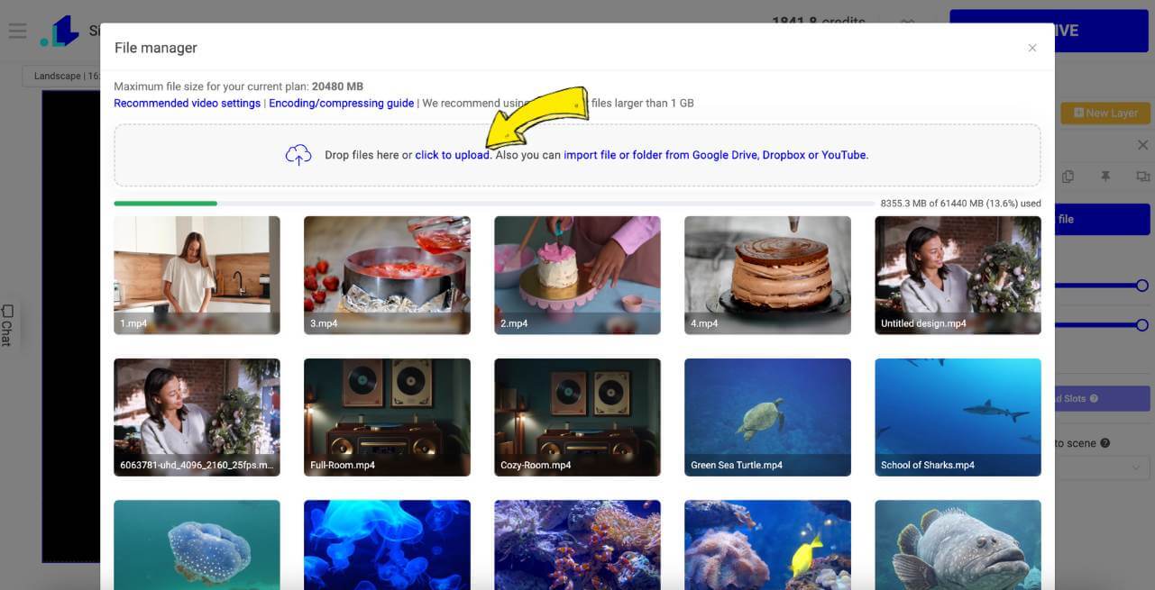Click to upload