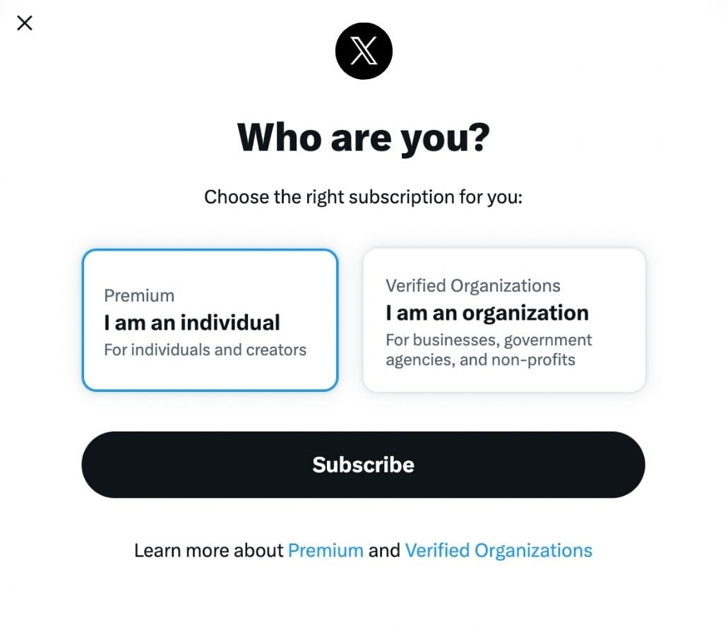 Only verified X users can access Media Studio.