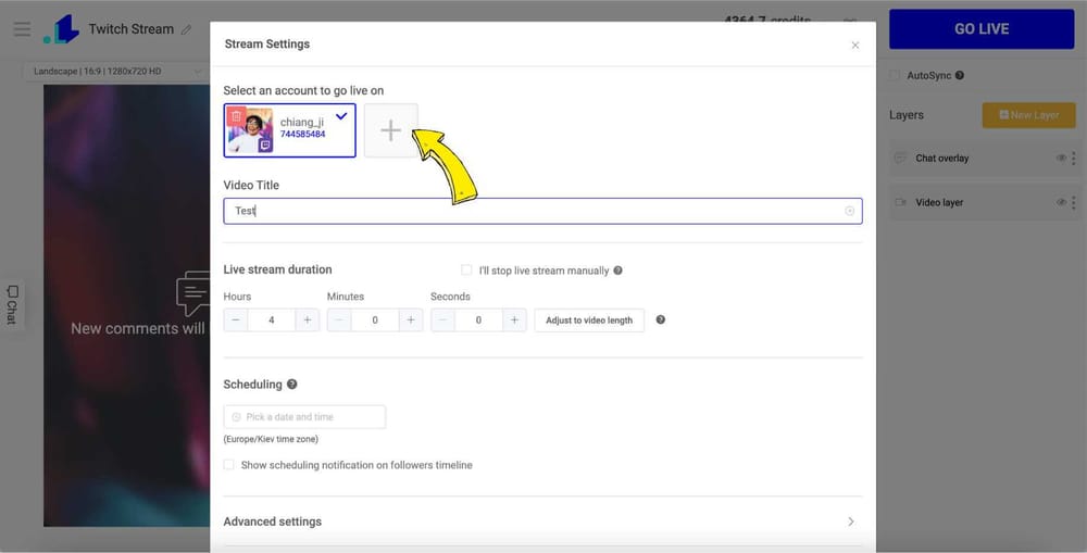 How to add a youtube or twitch chat overlay to a stream 