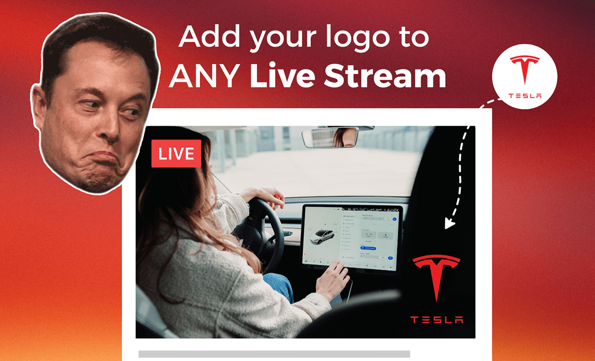 Add logo to Facebook Live from mobile or desktop
