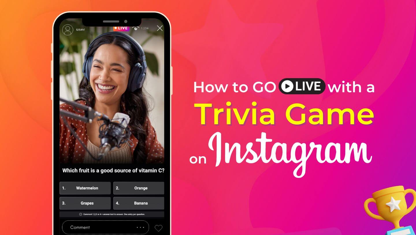 How to stream a Trivia Game to Instagram?