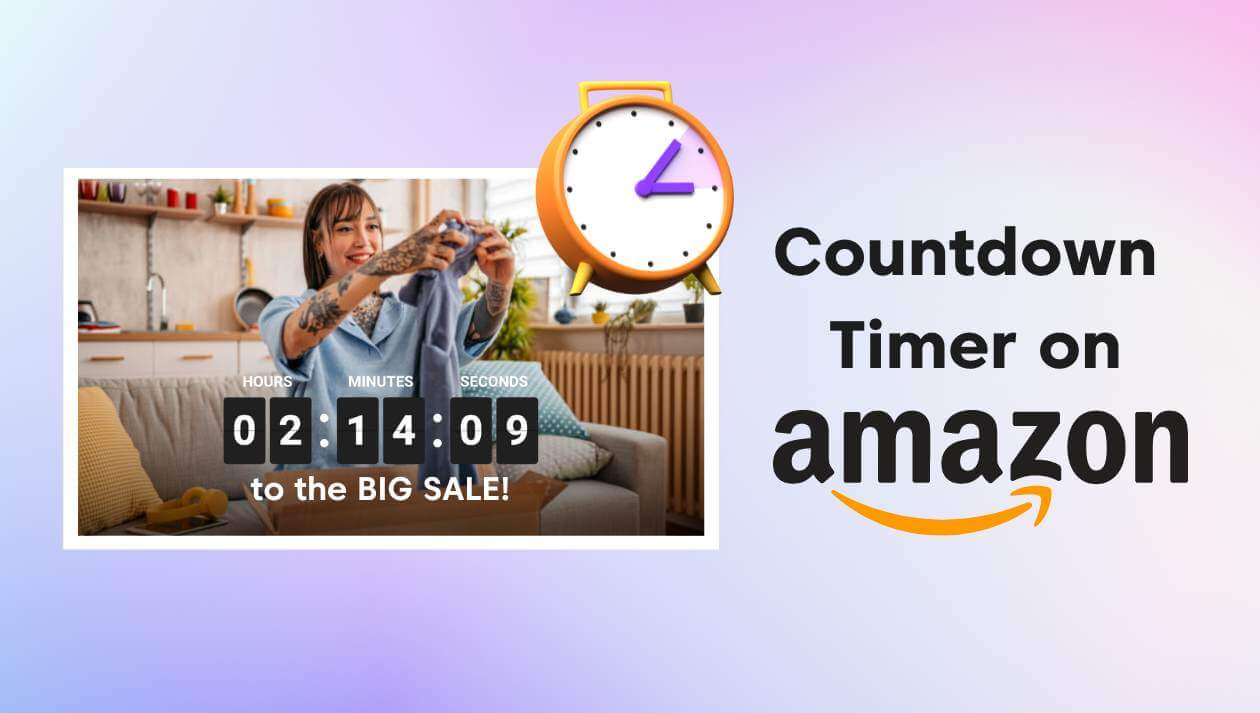 How to add a Countdown on Amazon Live?