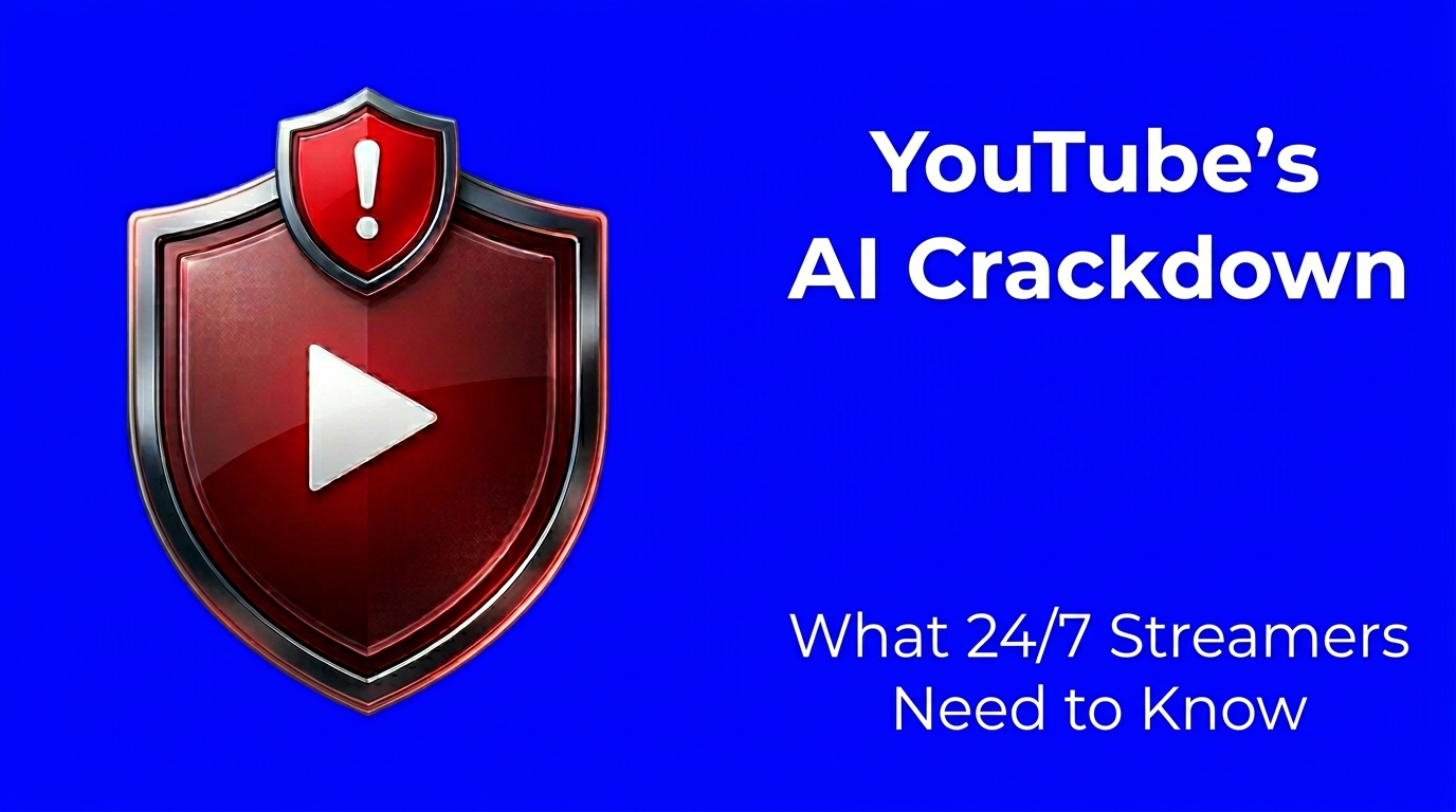 YouTube's AI Content Crackdown: What 24/7 Streamers Need to Know