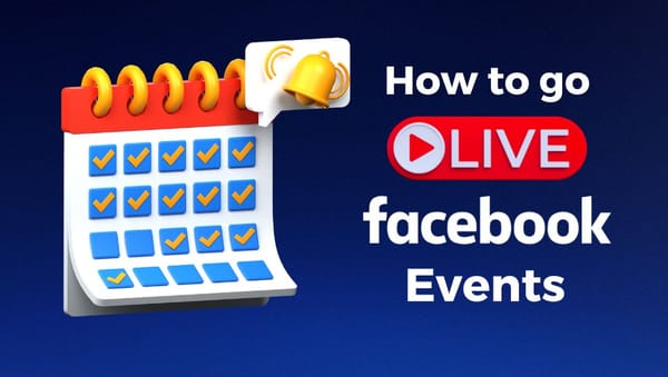 How to go live on a Facebook Event?