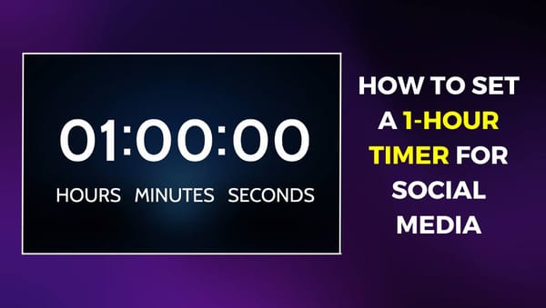 1 Hour Timer for Social Media
