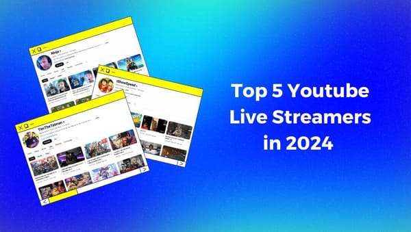 Top 5 Youtube Live Streamers in 2024 [October Updated]