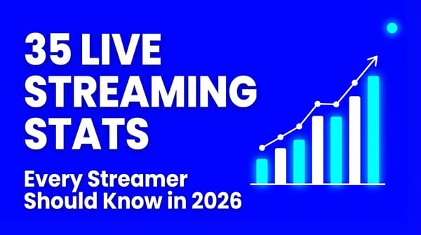 Live Streaming Statistics: 35 Stats Every Streamer Should Know (2026)